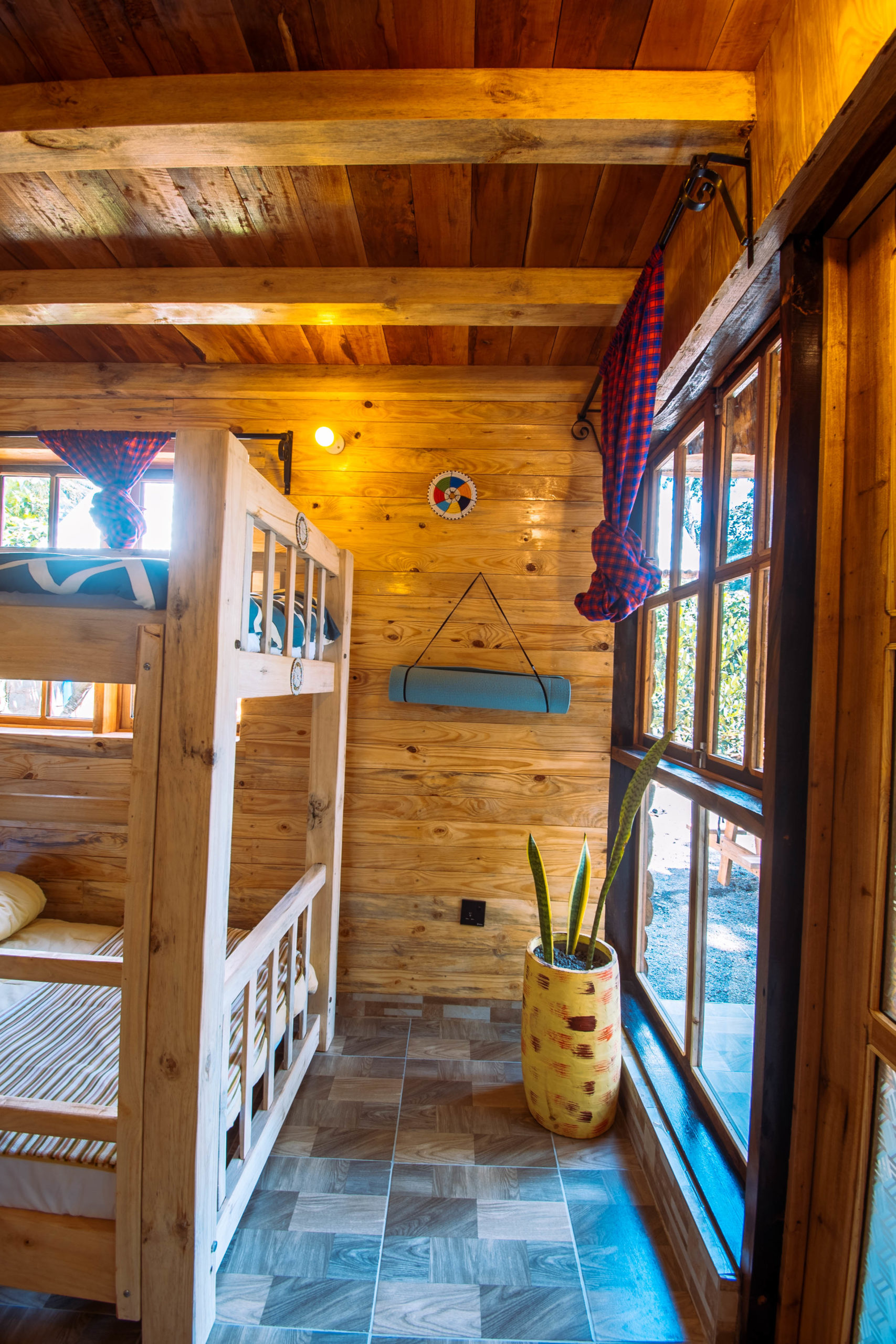 Family eco cabin banana farm eco hostel